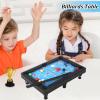Portable Tabletop Pool Table Set for Kids and Adults view 4