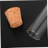 Gatuida 20-Piece Glass Test Tube Set with Cork Stoppers and Brush view 3