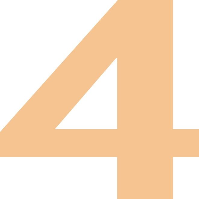 ShirtInStyle Self-Adhesive Number Decals, 4–15 cm, Beige