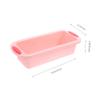 Cabilock Pink Silicone Bread Loaf Pan for Toast and Cake, Nonstick view 2
