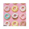 Cute Cartoon Peach Stars Reusable Cloth Dinner Napkins, Set of 6, 50.8 x 50.8 cm view 1