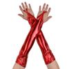 Lipfer 1 Pair Elbow-Length Fingerless PU Leather Gloves for Women view 4