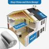 DAZZLEEX Heating Reflective Insulation Foil, Aluminum Bubble Wrap, 50 cm x 5 m view 3