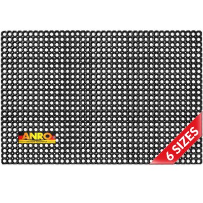 Rubber Ring Mat, Honeycomb Drainage Doormat, 100 x 200 cm