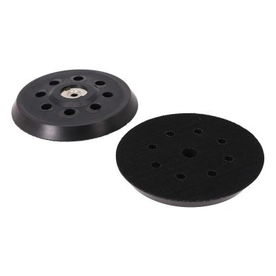 MSEURO Tool Part, Sanding Pad, Replacement Polishing Disc, 5 in/125 mm, Black Plastic + PU Lucky