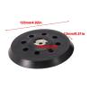 MSEURO Tool Part, Sanding Pad, Replacement Polishing Disc, 5 in/125 mm, Black Plastic + PU Lucky view 2
