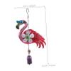 Flamingo Wind Chimes, Metal Hanging Decoration, 2 Pieces, Doorbell view 2