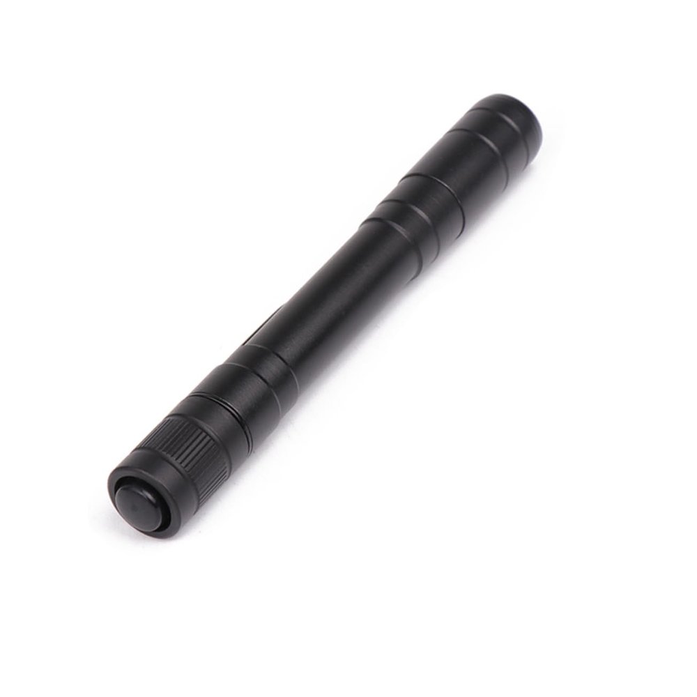 Uonlytech LED Pen-Style Flashlight, Two-Color White/Yellow Light, Aluminum Housing, Portable Mini Flashlight for Camping and Hiking, Batteries Not Included