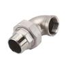 304 Stainless Steel Elbow Pipe Fitting, Female/Male-Female, 1/8"–2" view 1