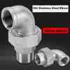 304 Stainless Steel Elbow Pipe Fitting, Female/Male-Female, 1/8"–2" view 2