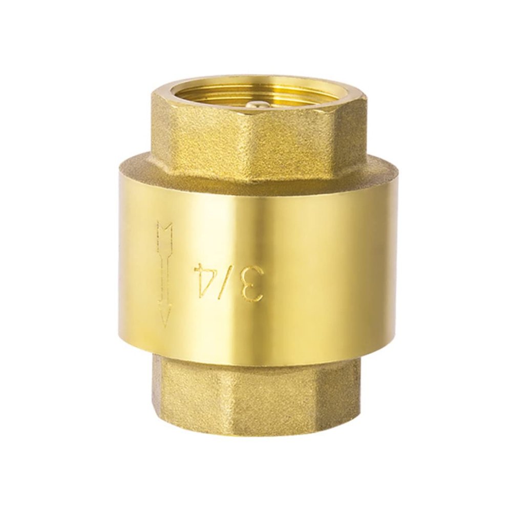 iplusmile Brass Inline Check Valve for Air and Water