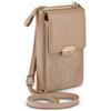 ONEFLOW Bliss Purse for Motorola Edge 40 Neo, Women's Crossbody Phone Bag with Wallet, Cream Beige view 1