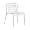 METRO Professional Aisen Garden Chair, Plastic/Fiberglass, 55 x 58 x 79 cm, Stackable, Weather-Resistant, 150 kg Capacity, White view 1