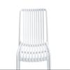 METRO Professional Aisen Garden Chair, Plastic/Fiberglass, 55 x 58 x 79 cm, Stackable, Weather-Resistant, 150 kg Capacity, White view 4