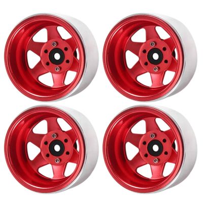 YONMFRDS RC Car Parts for TRX4, Axial SCX10 90046, UTB18, 1/10 RC Crawler Cars, 8.9 mm Metal 1.9" Beadlock Wheel Deep-Dish Hub