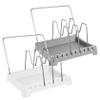 Ciieeo 2-Piece ABS Pot Lid Organizer for Pans and Lids view 1