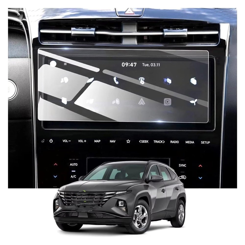 Screen Protector Film for Hyundai Tucson NX4 2022–2023, 10.25-Inch LCD GPS Navigation Touchscreen