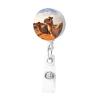 Retractable ID Badge Holder, Camels Rest Desert view 2