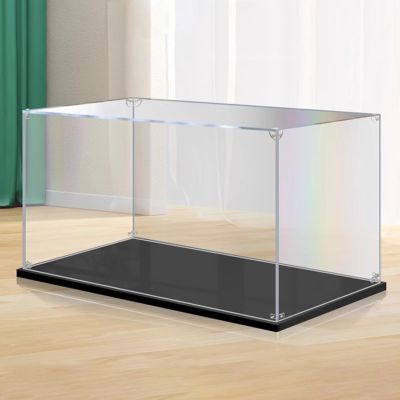 Acrylic Display Case, Transparent Acrylic Storage Case for Collectibles, Stackable, Dustproof Organizer (60 x 40 x 40