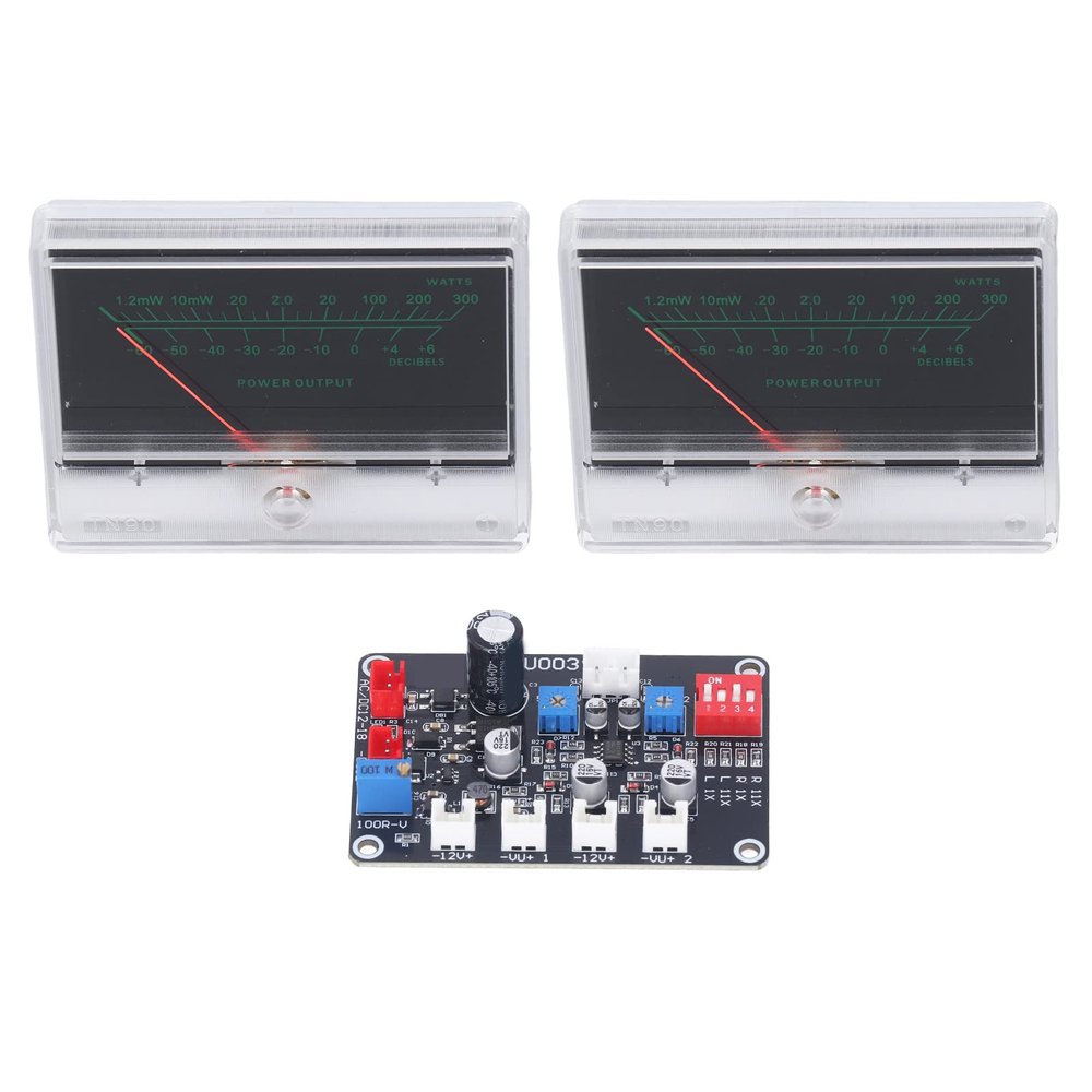 VU Meter Driver Board with Backlighting for Audio Setup