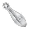 Dr.Fish Bank Sinkers Lead Fishing Weights, Freshwater Catfishing, River and Surf Fishing, Saltwater, 907.2 g / 0.9 kg, 3 pcs view 1