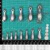 Dr.Fish Bank Sinkers Lead Fishing Weights, Freshwater Catfishing, River and Surf Fishing, Saltwater, 907.2 g / 0.9 kg, 3 pcs view 2