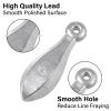Dr.Fish Bank Sinkers Lead Fishing Weights, Freshwater Catfishing, River and Surf Fishing, Saltwater, 907.2 g / 0.9 kg, 3 pcs view 3