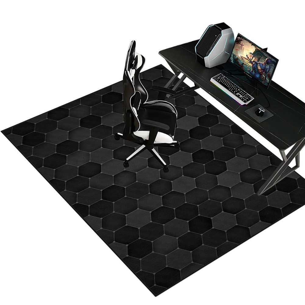 Gaming Office Chair Mat for Hard Floors and Carpets, 70 x 120 cm