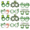 Cabilock 12-Pack Funny Green St. Patrick’s Day Glasses view 1