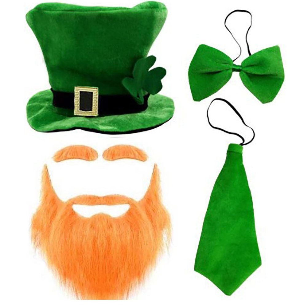 FASLOLSDP 3-Piece Saint Patrick’s Day Accessories Set for Women and Girls