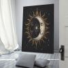 Sun and Moon 3D Canvas Wall Art, Nonwoven Canvas Print, Framed Artwork, 12 x 18 in (30 x 45 cm) view 3