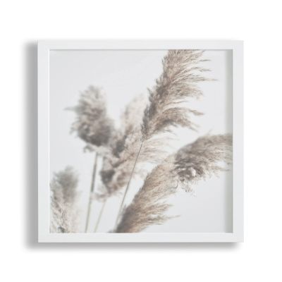VO design Benno MDF Wood Frame for 72 x 92 cm Picture, White High-Gloss with Acrylic Glass