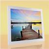 VO design Benno MDF Wood Frame for 72 x 92 cm Picture, White High-Gloss with Acrylic Glass view 3