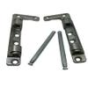 Scissor Hinge Axle Bearing 130 Repair Strap, 6 mm Pin, Right view 1