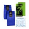 8 Kids' Escape Room Party Invitations for Girls and Boys, Green, with 8 Envelopes, 8 Blue Bags, 8 Stickers and 8 Battleship Pads view 1