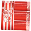 Hoement 100-Count Paper Popcorn Bags, Oil-Resistant Large Snack Bags for Individual Portions, for Cinemas and Celebrations view 1