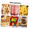 Hoement 100-Count Paper Popcorn Bags, Oil-Resistant Large Snack Bags for Individual Portions, for Cinemas and Celebrations view 4
