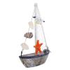 Gogogmee Miniature Sailboat Model for Nautical Decor, Coastal-Style Table Accessory for Bathrooms, Offices, and Living Spaces, Antique and ... Designs view 1