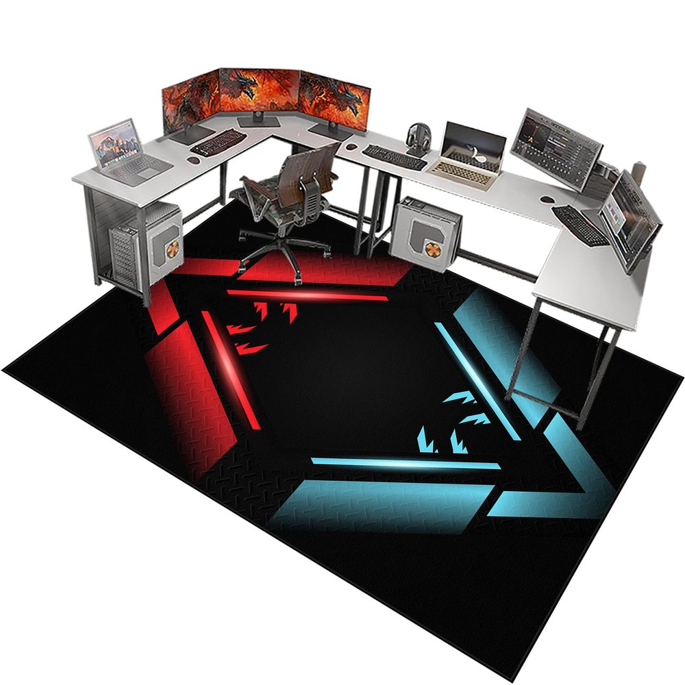 Chair Mat for Hard Floors and Carpets, 180 x 210 cm