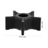 Black Rubber Pump Impeller for Outboard Motors view 2