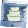 MUCKLILY 3-Piece Storage Box Set, 330 ml/735 ml/1600 ml, Light Green view 4