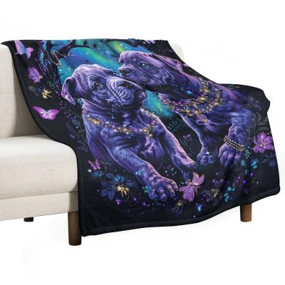 French Bulldog Blanket 168 x 228 cm, Soft Flannel Fleece Throw