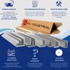 Gal Industrial Aluminum Angle Profile 50 x 50 x 3 mm, 150 cm Long view 3