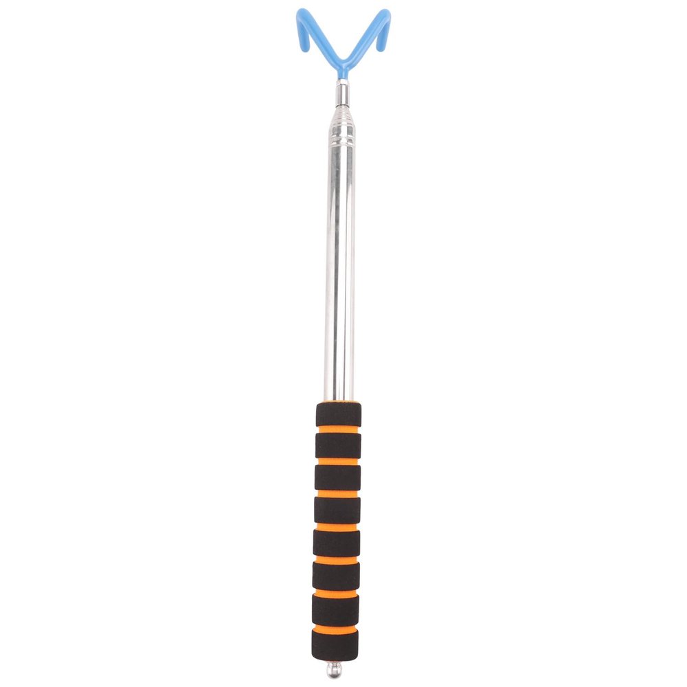 Asuinxurr Disc Golf Retriever, 10-Ft Portable Telescoping Pole with Durable Hook