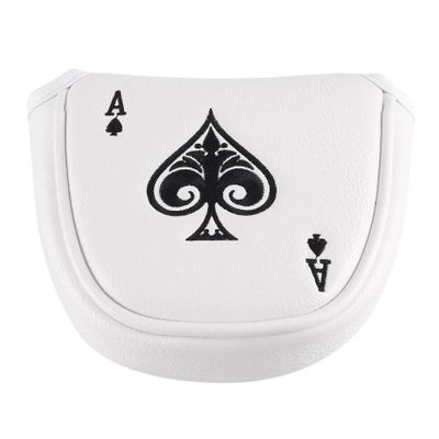 Asuinxurr Golf Hammer Putter Headcover, Magnetic Club Protector for 2-Ball Style Putters, RH/LH