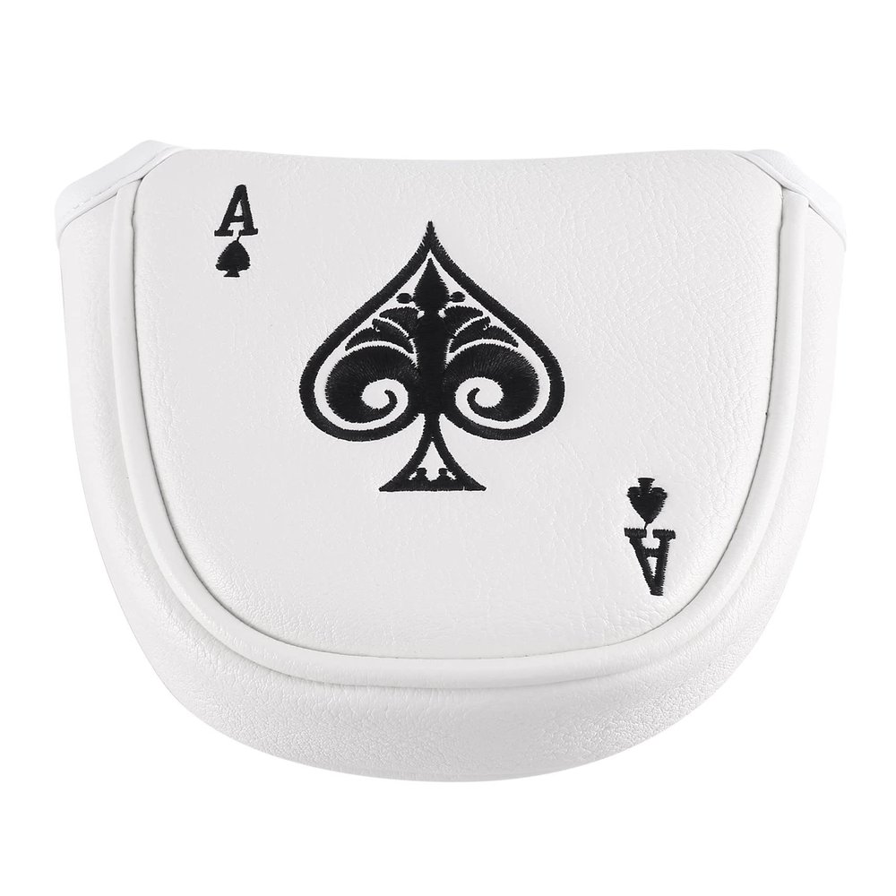 Asuinxurr Golf Hammer Putter Headcover, Magnetic Club Protector for 2-Ball Style Putters, RH/LH
