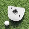 Asuinxurr Golf Hammer Putter Headcover, Magnetic Club Protector for 2-Ball Style Putters, RH/LH view 3