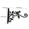 VINTORKY Black Iron Hanging Bracket for Baskets and Lanterns view 2