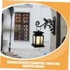 VINTORKY Black Iron Hanging Bracket for Baskets and Lanterns view 3