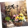 VINTORKY Black Iron Hanging Bracket for Baskets and Lanterns view 4